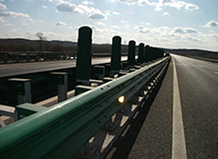 High speed anti-collision guardrail